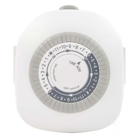 Hyper Tough Indoor Analog Timer, Double Grounded Outlet (Brand: Hyper Tough)